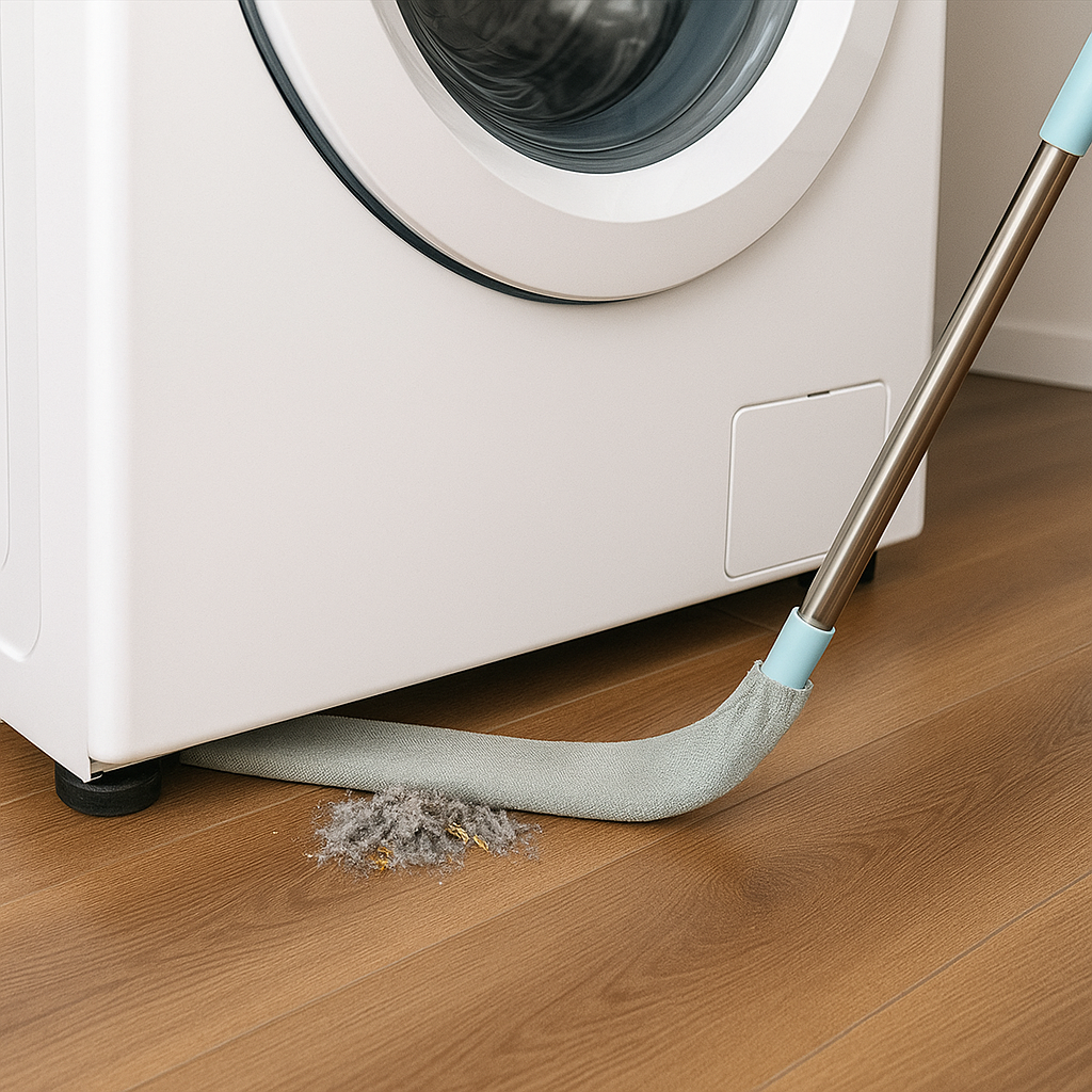 DustReach™ Dust Brush | Reach Every Corner Without Bending or Lifting