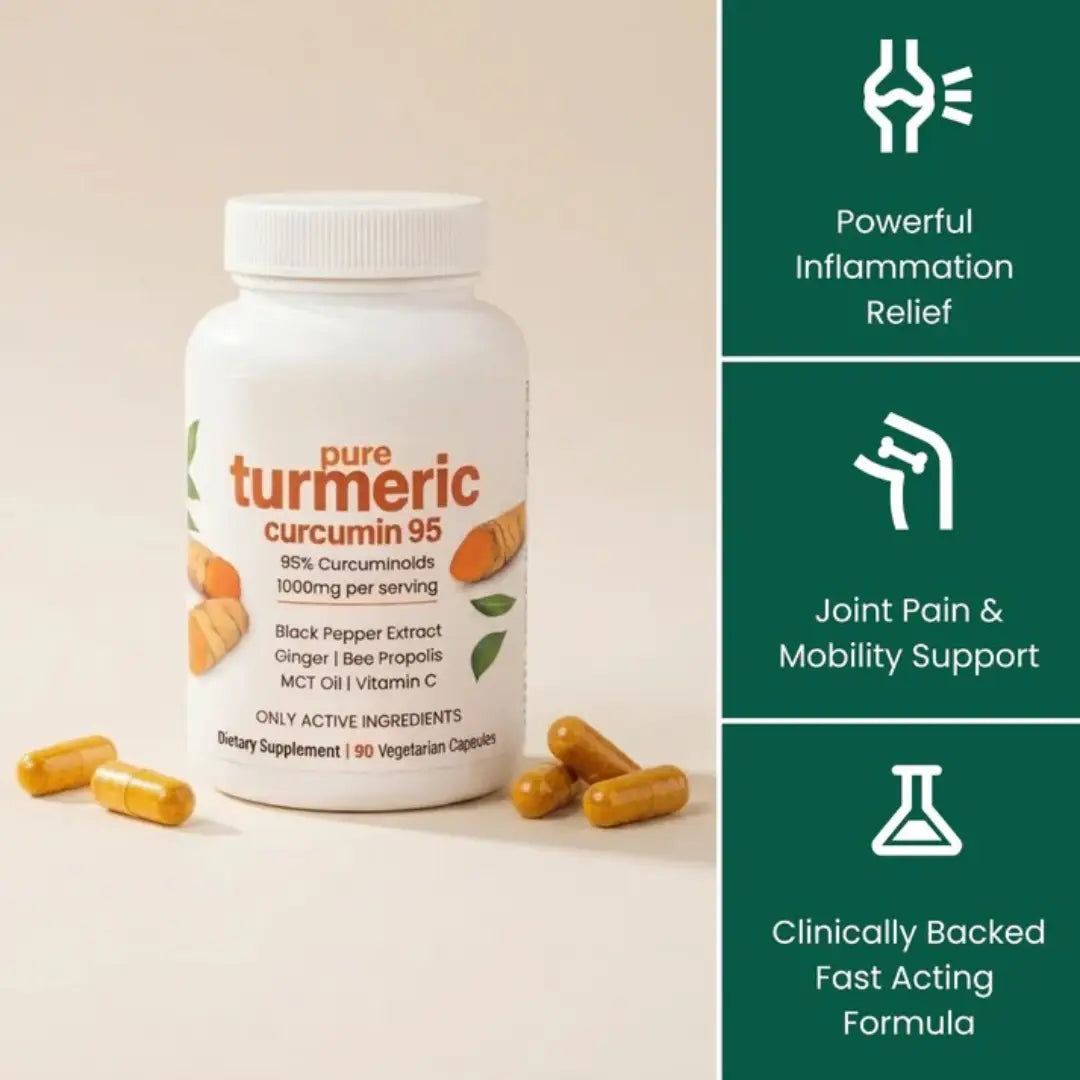 Move More Comfortably with Turmeric Curcumin (1,000mg)