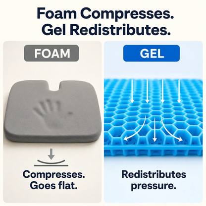 HexaCell+ | Ergonomic Seat Cushion - Sit Without Pain