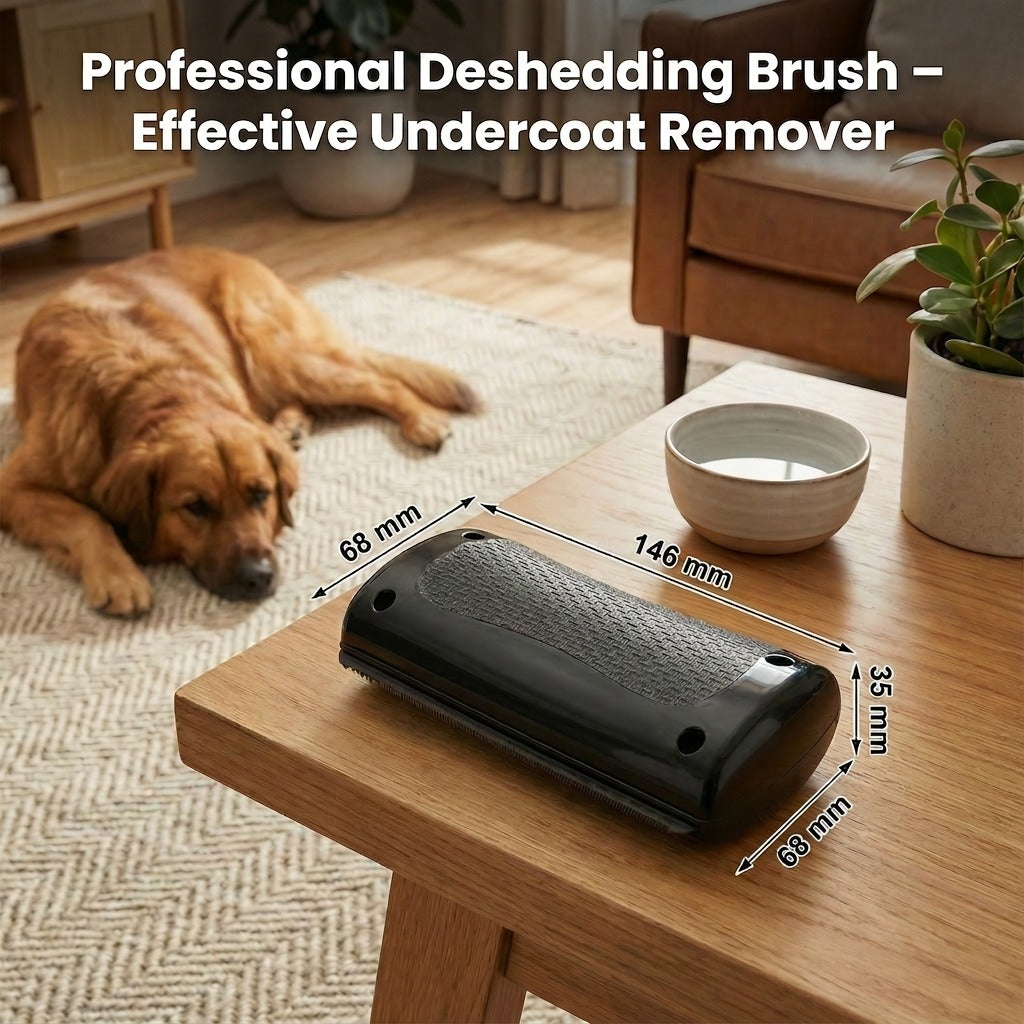Professional Undercoat Brush | Effective Deshedding Tool With Ergonomic Handle