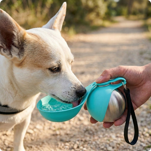 SuperBowl | 2-in-1 Water Bottle for Pets | Make Their Hike More Enjoyable.