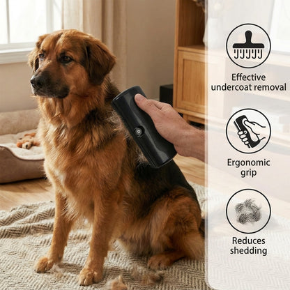 Professional Undercoat Brush | Effective Deshedding Tool With Ergonomic Handle