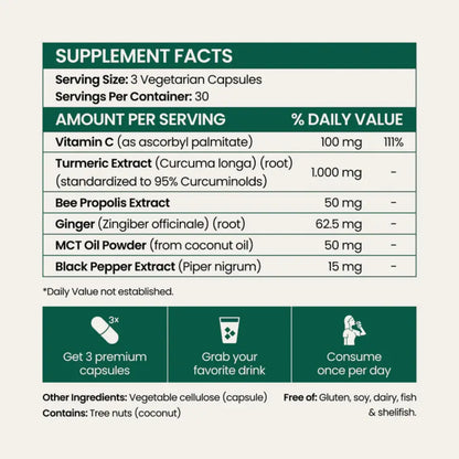 Move More Comfortably with Turmeric Curcumin (1,000mg)
