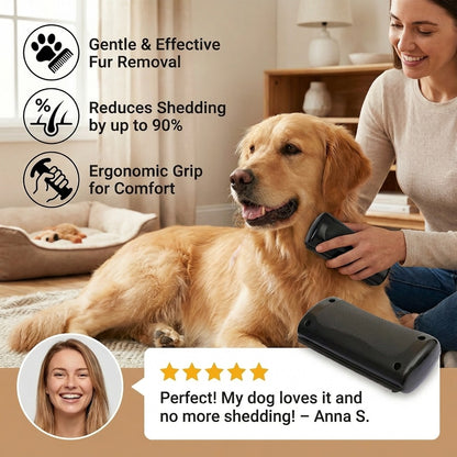Professional Undercoat Brush | Effective Deshedding Tool With Ergonomic Handle