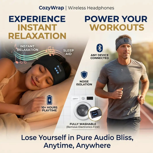 CozyWrap | Wireless Headphones - Instant Relaxation!