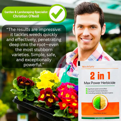 MEGA DEAL | MoonSpry™ 2-in-1 Max Power Weed Killer | Watch the weeds wither before your eyes!