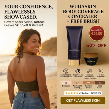 Wudaskin | Body Coverage Concealer + Free Brush
