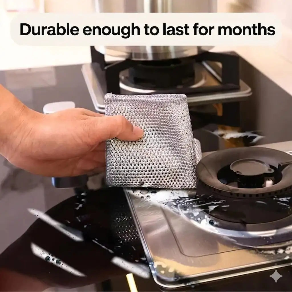 EasyClean™ - Tough and scratch-free cleaning every time!