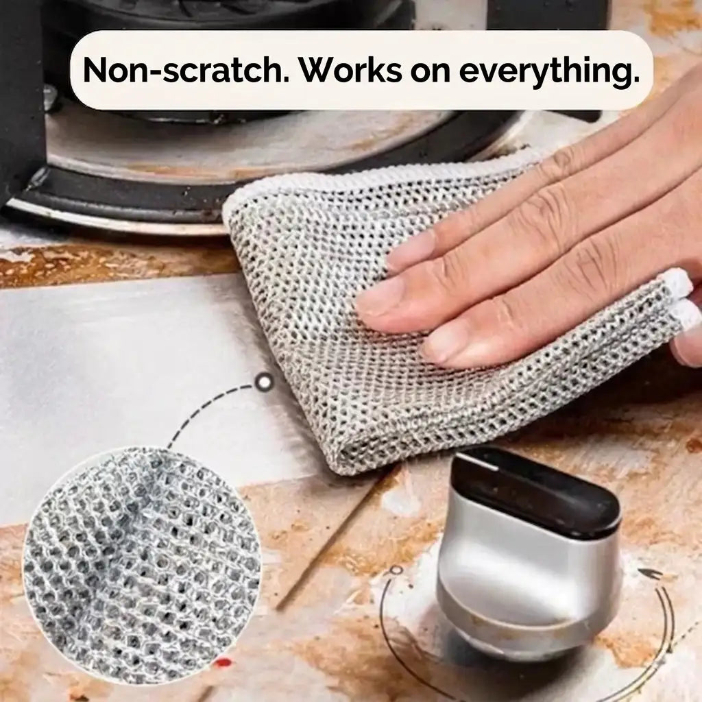 EasyClean™ - Tough and scratch-free cleaning every time!