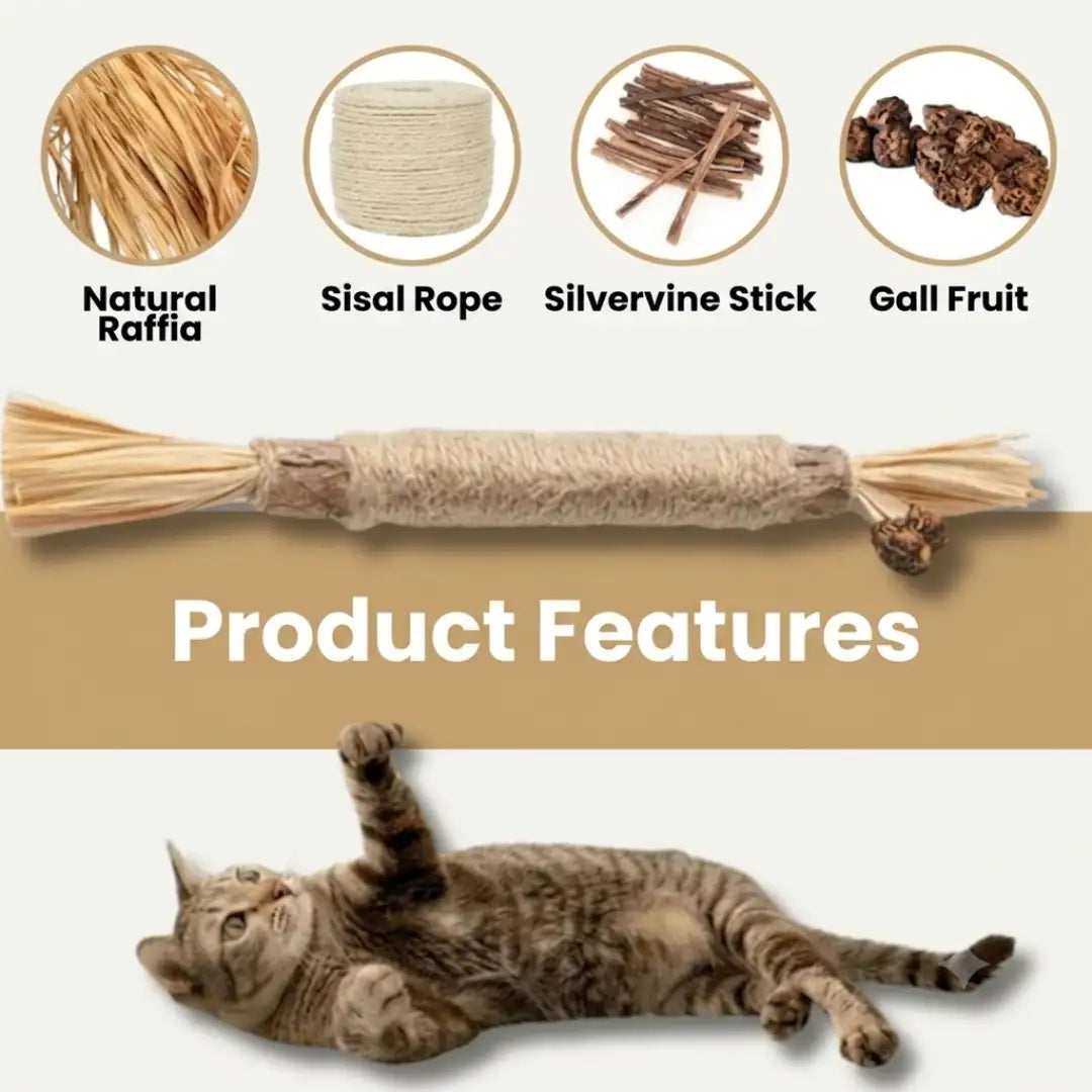 Cat's Molar Sticks™ | Give your cat fresher breath and healthier teeth, without any stress or irritation