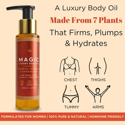 Magic Body Oil - 100ml | Plumps, Tightens, Firms & Hydrates Skin