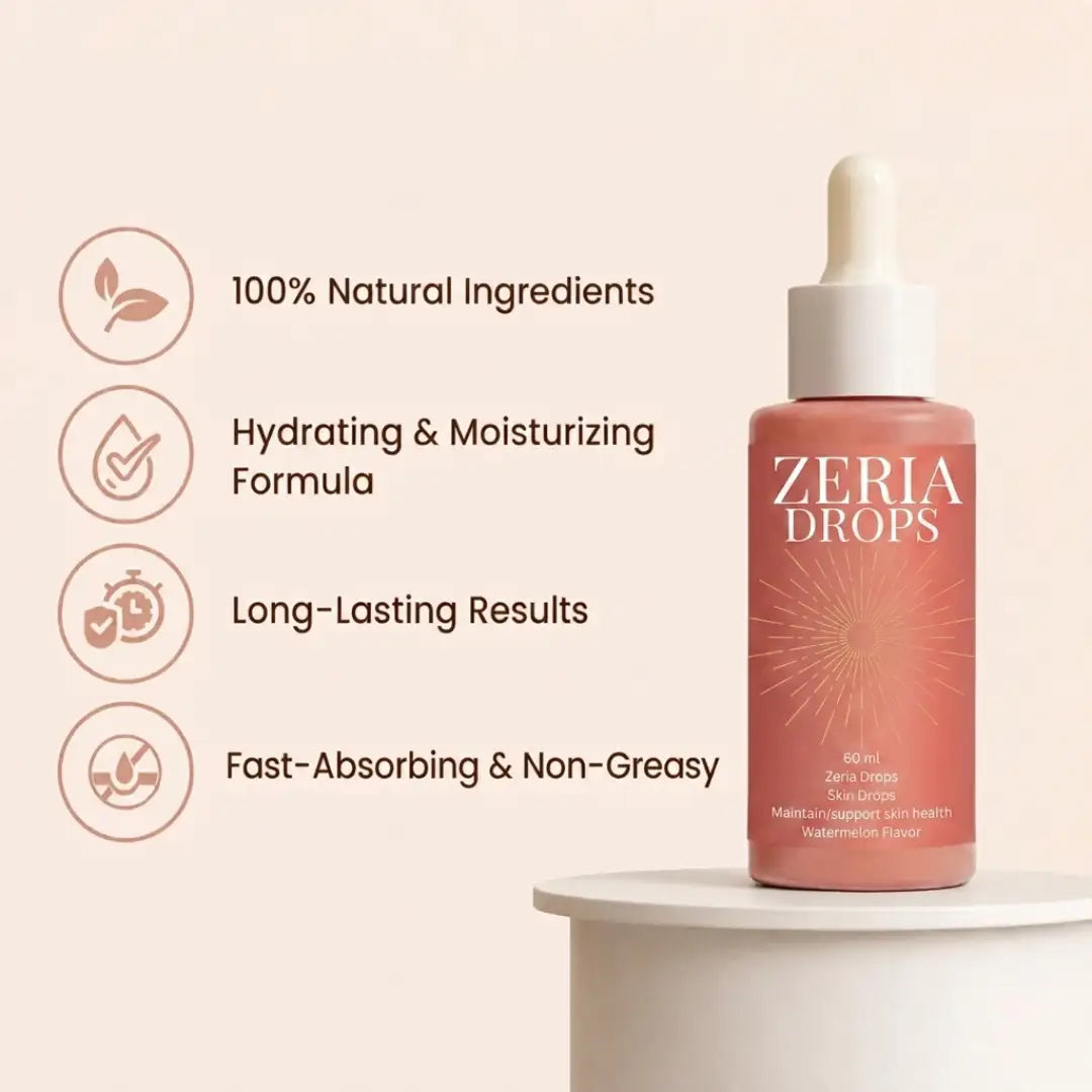 Zeria Tanning Drops | The Glow You Drink