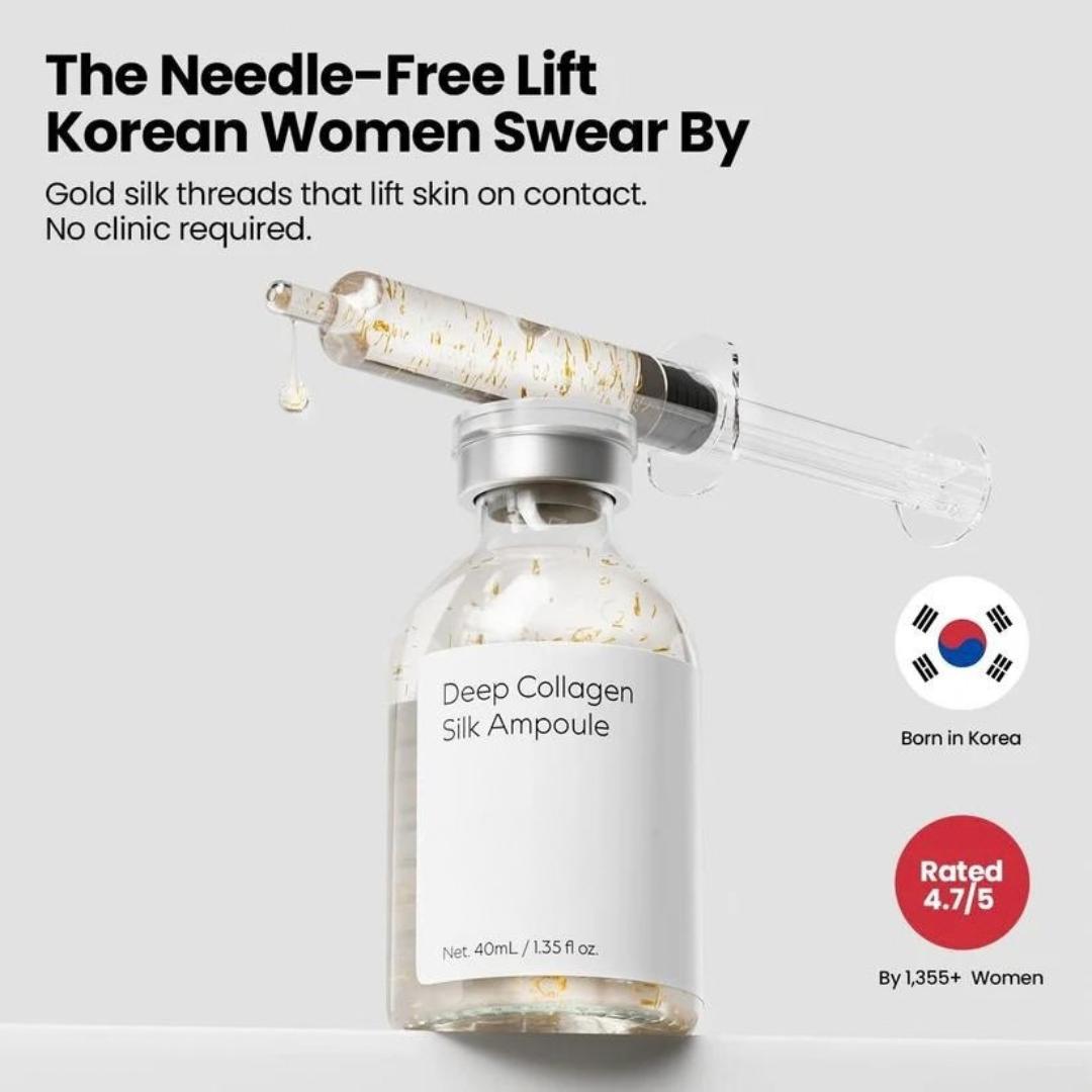 AuraGold | Korean Collagen Silk Ampoule