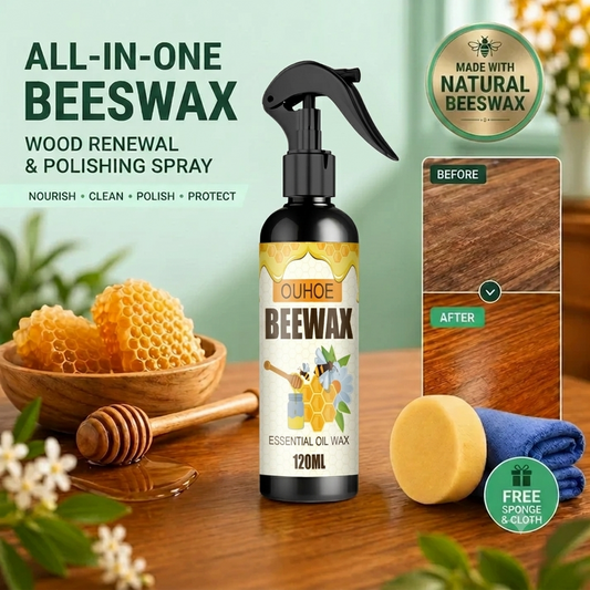 HoneyWax™ – All-in-One Beeswax Spray for Wood Care