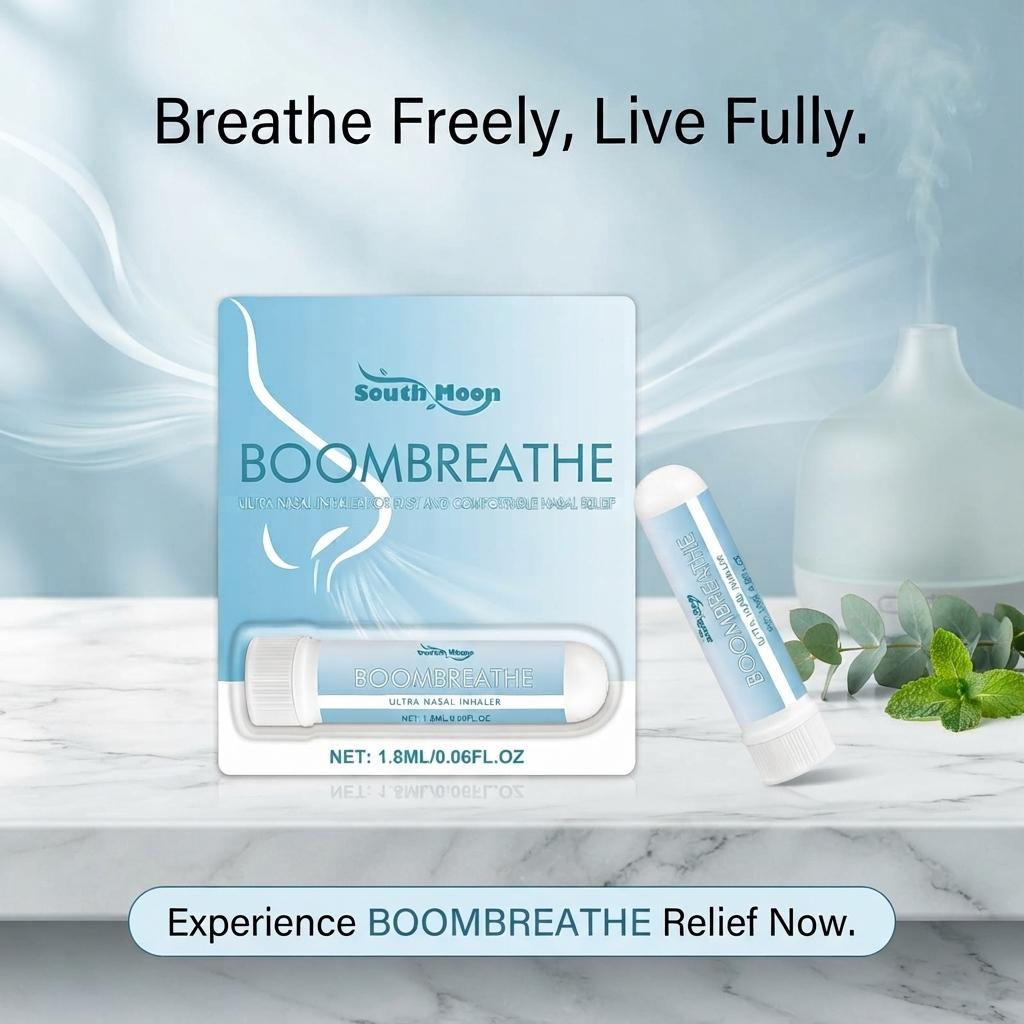 BoomBreathe™ Ultra Nasal Inhaler | Breathe Freely In Just 3 Minutes