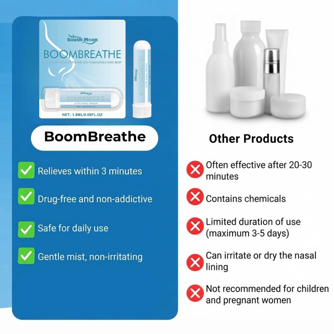 BoomBreathe™ Ultra Nasal Inhaler | Breathe Freely In Just 3 Minutes