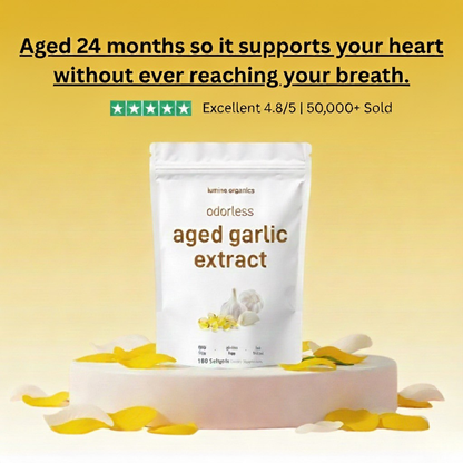Odorless Aged Garlic Extract — Support Softgels Without The Side Effects