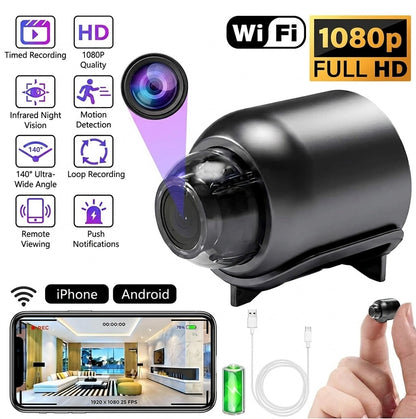 Mini 1080P HD Wifi Camera | Records Video & Audio!