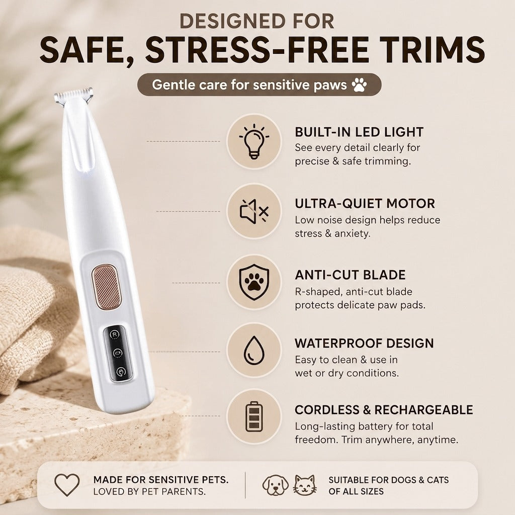 PawZy™ | Professional Trimming Results Without Stress, Pain or Cost.