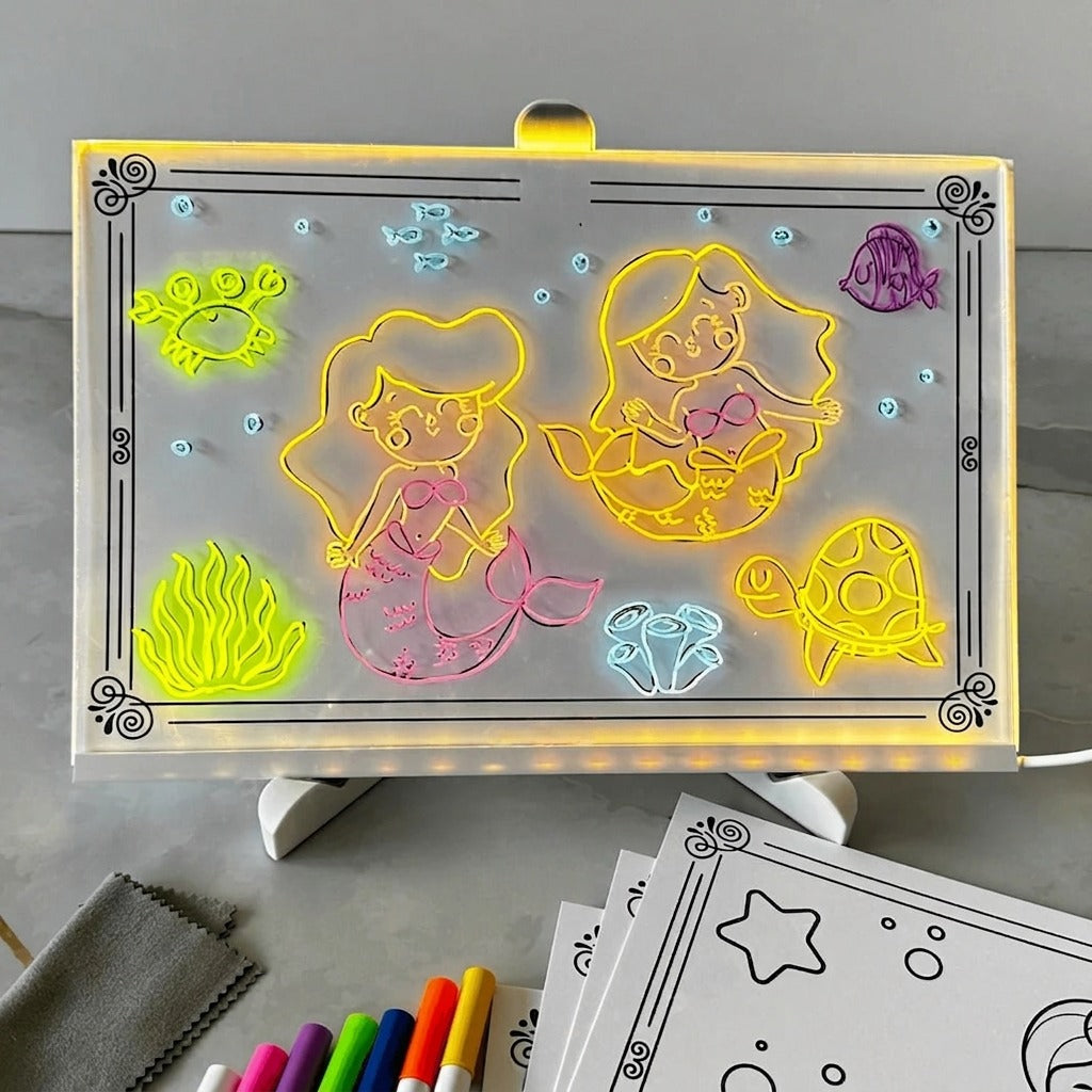 LumiBoard™ | Light-Up LED Drawing Board for Kids