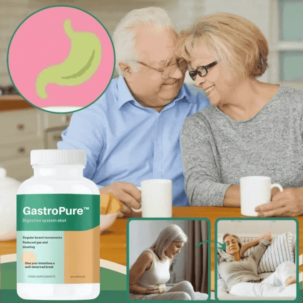 GastroPure™ Capsules Get rid of bloating and lose up to 4.5 kg in just 7 days!