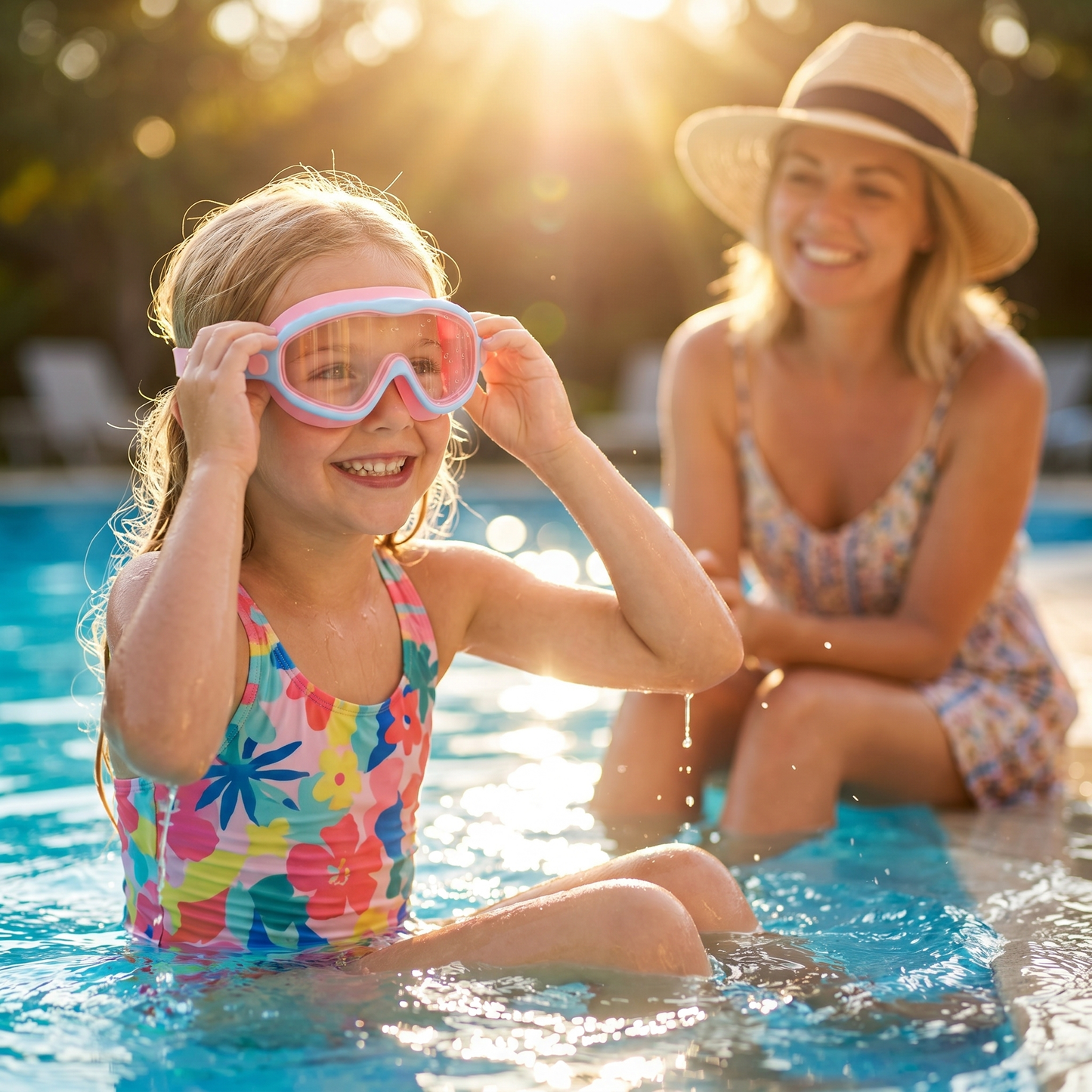 SnowSwim™ | Clip On, Anti Fog Swimming Goggles For Kids