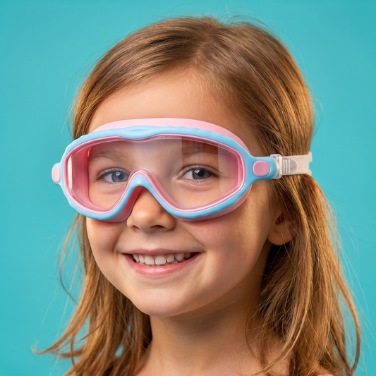 SnowSwim™ | Clip On, Anti Fog Swimming Goggles For Kids