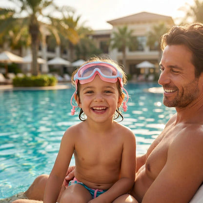 SnowSwim™ | Clip On, Anti Fog Swimming Goggles For Kids