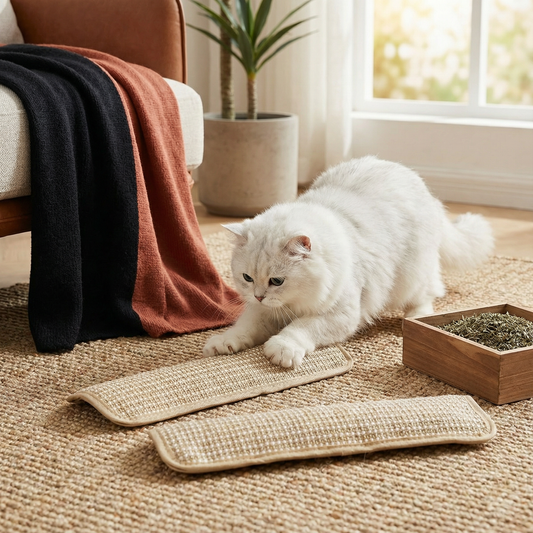 Catnip Scratch Pad For Claw & Dental Care